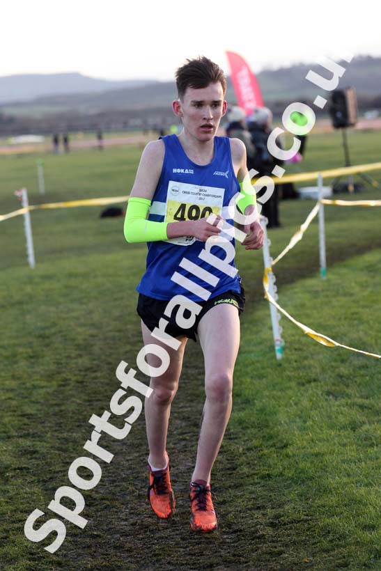 Mens under-17s North Eastern Cross Country, Redcar. Photo:  David T. Hewitson/Sports for All Pics